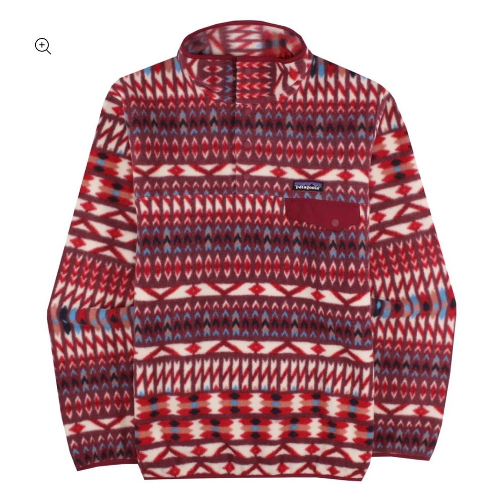 Patagonia Lightweight Synchilla Snap-T Pullover in Aztec Print